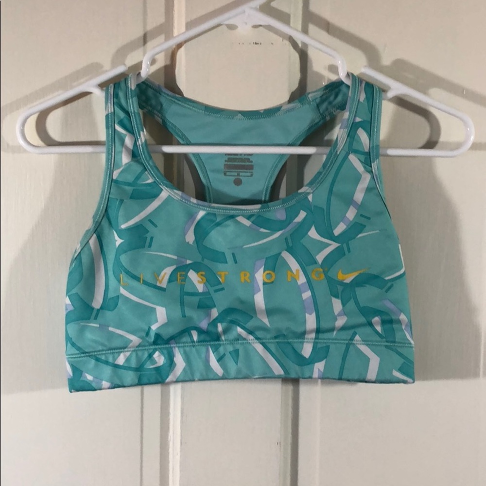 NIKE sports bra livestrong